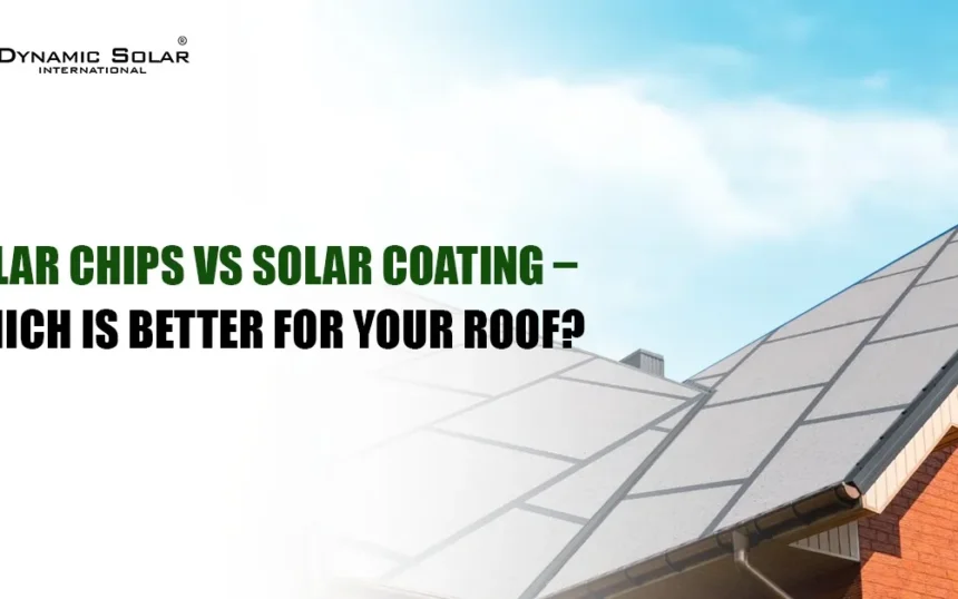 Solar Chips vs Solar Coating Which Is Better for Your Roof Solar Chips vs Solar Coating